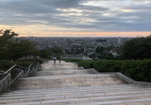 大乗寺丘陵公園散策路階段改修工事（金沢市）